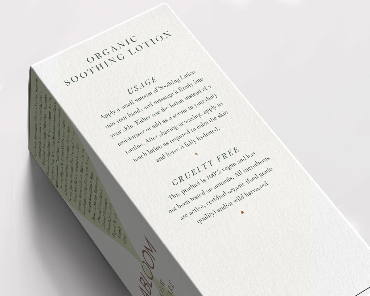 Abloom Biologische Soothing Lotion