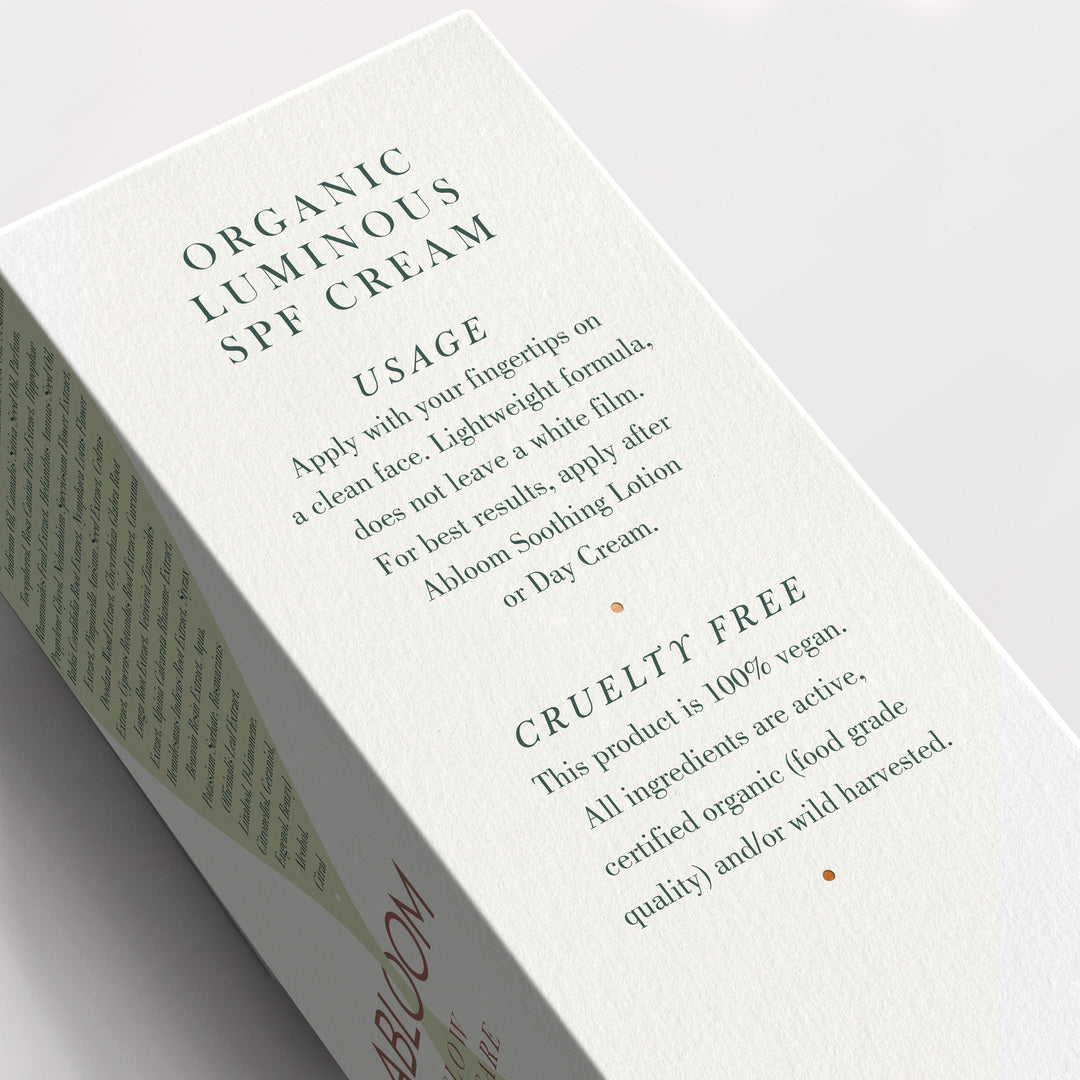 Abloom Biologische Luminous SPF 20+ Crème - Nude